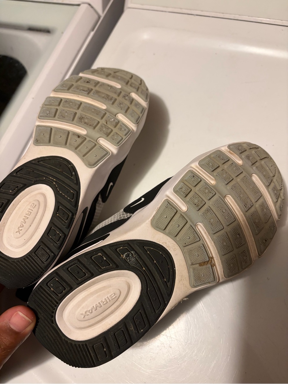 Nike Kids Black and White Velcro Sneakers - Picture 2 of 5